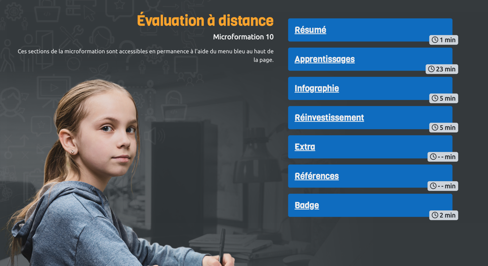 Évaluation à distance