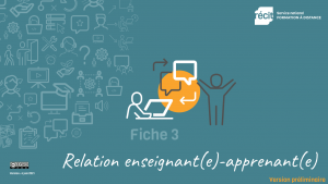 Relation enseignant-apprenant