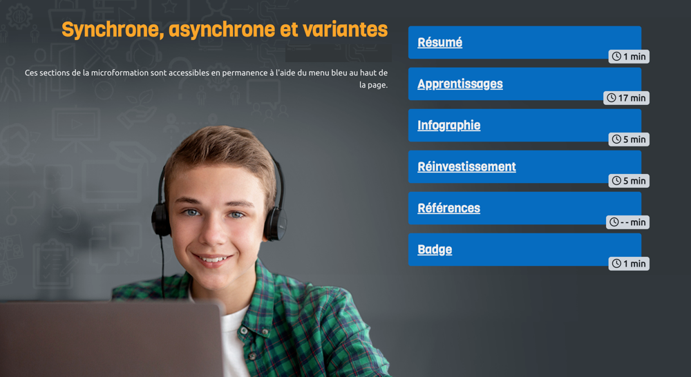 Synchrone, asynchrone et variantes