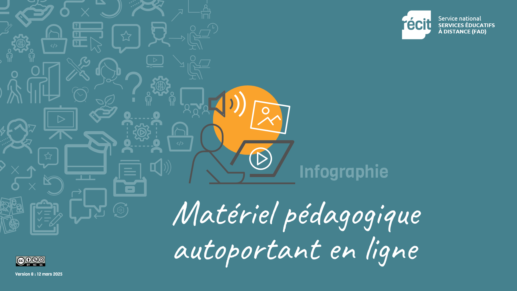 Matériel pédagogique autoportant