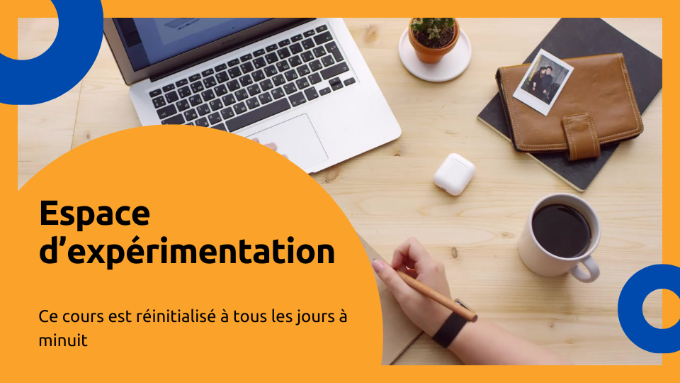 Bac à sable Moodle